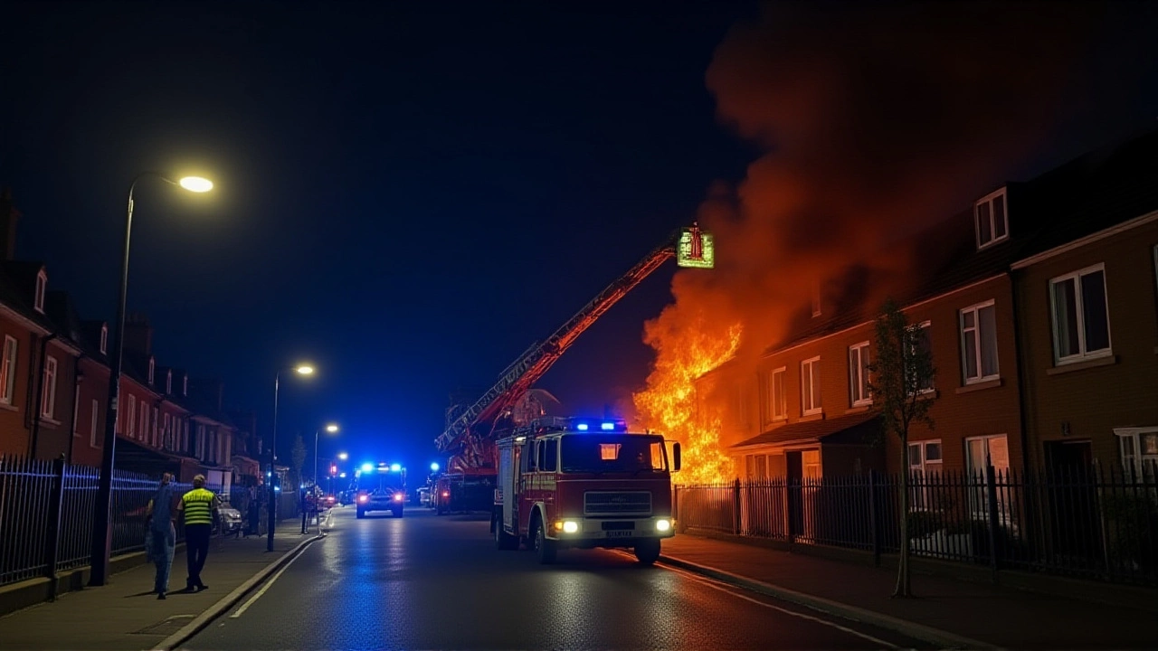 Two Rescued in West London Fire Ignited by Diwali Fireworks Amid Safety Crisis